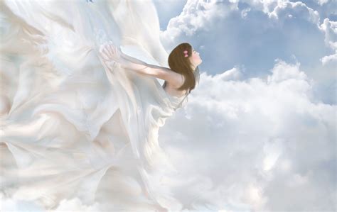 Cloudy Angel Girl Wallpaper From Fairy Wallpapers Angel Wallpaper