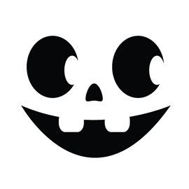 Jack o lantern happy halloween card in vector format. Pin on Halloween