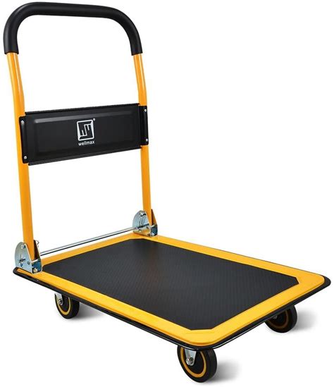 Push Cart Dolly By Wellmax Moving Platform Hand Truck Foldable For