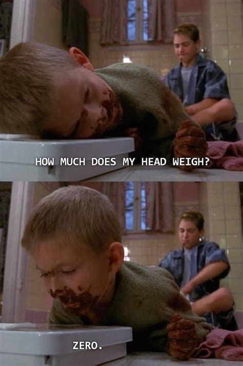 Malcom In The Middle Deweys Head Funny Quotes Funny Memes Never