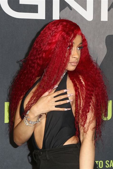 Cardi B Got Fiery Red Hair Just In Time For Valentines Day