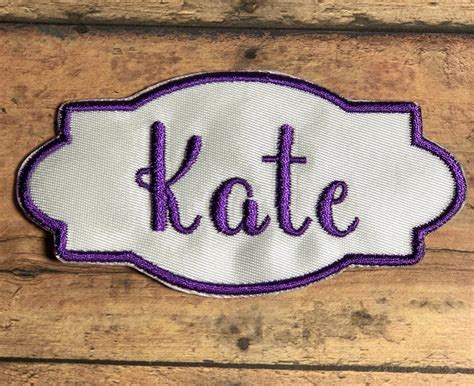 Custom Patches Name Patch Custom Name Patch Iron On Name Etsy