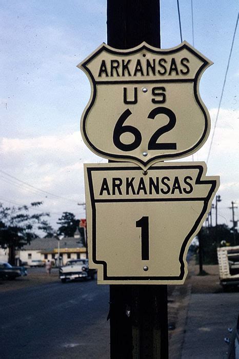 Arkansas State Highway 1 And Us Highway 62 Aaroads Shield Gallery