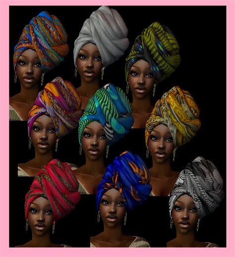 Sim Haven Sims2 African Scarf