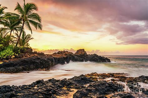 Maui Makena Paako Cove Secret Wedding Beach Sunrise Photo Photograph By
