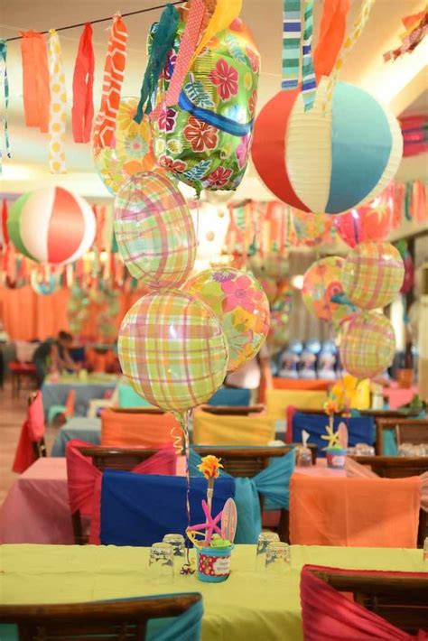 Karas Party Ideas Olafs Tropical Summer Birthday Party Karas Party Ideas