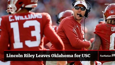 Lincoln Riley Leaves Oklahoma For Usc Video Dailymotion