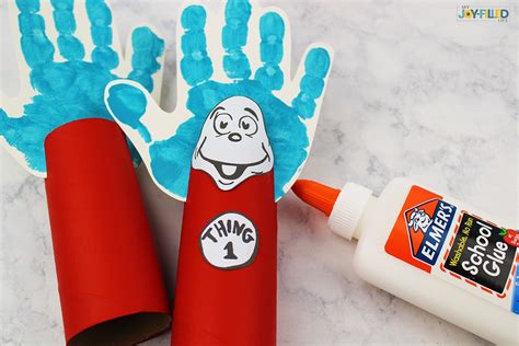 Easy To Make Dr Seuss Thing 1 And Thing 2 Craft