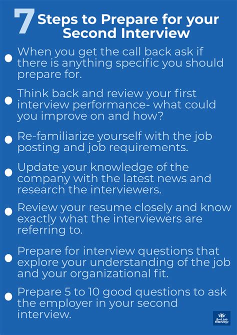 Winning Second Interview Tips In 2020 Interview Tips Second