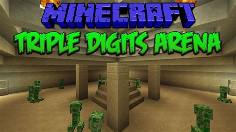 Minecraft Triple Digits Arena PvE Map YouTube