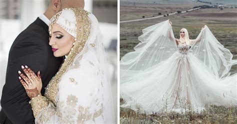 10 brides wearing hijabs on their big day look absolutely stunning bored panda