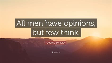 George Berkeley Quote: 