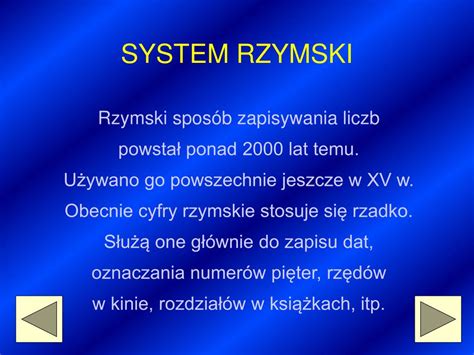 Ppt RoŻne Sposoby Zapisywania Liczb Zapis Rzymski Powerpoint