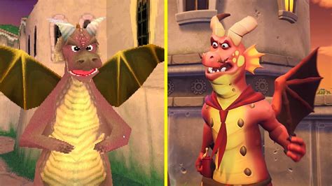 Spyro Reignited Trilogy Vs Original Artisan All Dragons Rescue