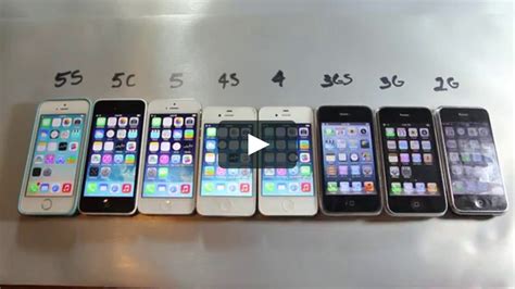 Iphone 5s Vs 5c Vs 5 Vs 4s Vs 4 Vs 3gs Vs 3g Vs 2g Speed Test On Vimeo