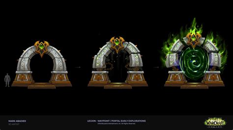 Artstation Early World Of Warcraft Legion Concept Art Mark Abadier
