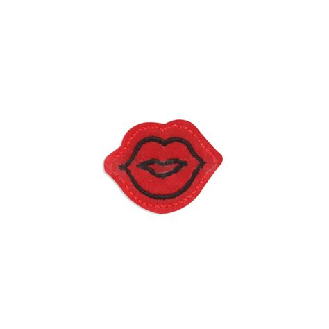 Lip Style Embroidery Patch Iron On Patch For Garments Buy Iron On