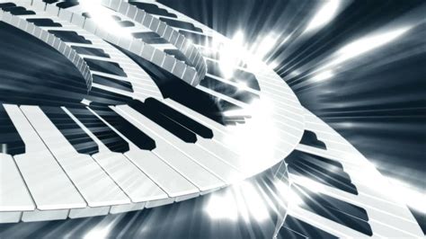 Piano Background Loop Motion Graphics Animated Background Copyright