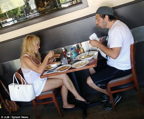 Pamela Anderson Reunites With Ex Husband Rick Salomon To Grab A