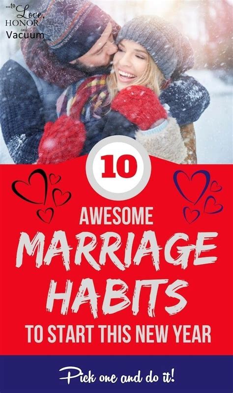 Top 10 Marriage Habits To Cultivate This New Year To Love Honor And Vacuum In 2022