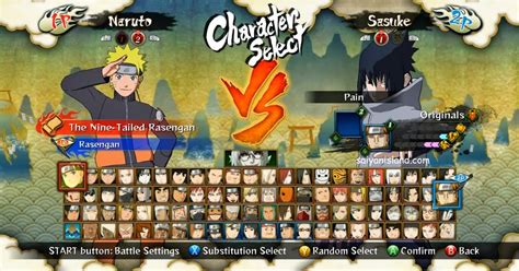 Naruto Ultimate Ninja Storm Revolution Character Creation Stagefor