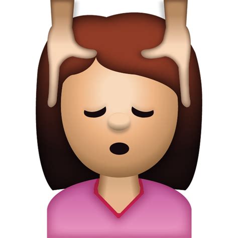 Download Woman Face Massage Emoji Emoji Island