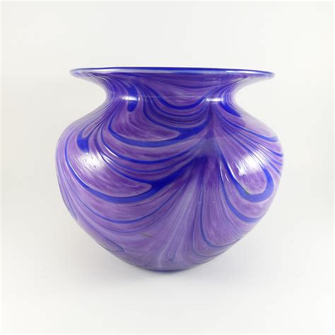 Large Purple Glass Vase Sold By The Guild 2 The Old Town Arts And Crafts Guild