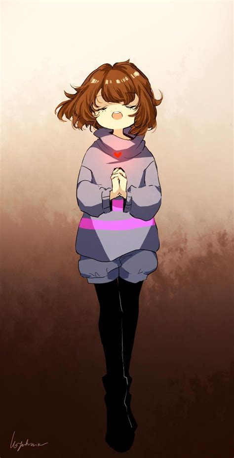 Anime Picture Search Engine Androgynous Brown Hair Closed Eyes Frisk