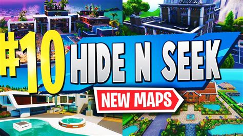 Top 10 Best Hide And Seek Maps In Fortnite Creative New Codes Youtube