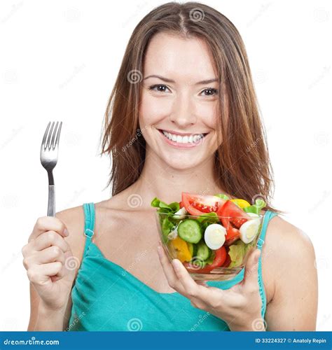 Woman Holding Plate Of Fresh Vegetables Stock Image Image Of Cheerful Glass 33224327