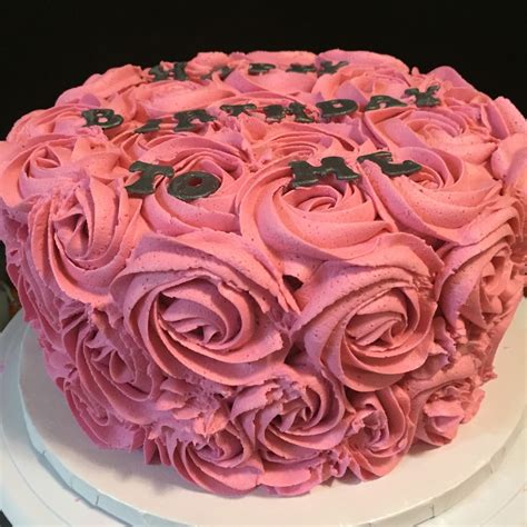 Birthday Cake With Roses