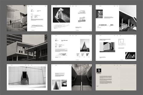 Architecture Portfolio Template For The Awesome Collections - Tinamaze.com