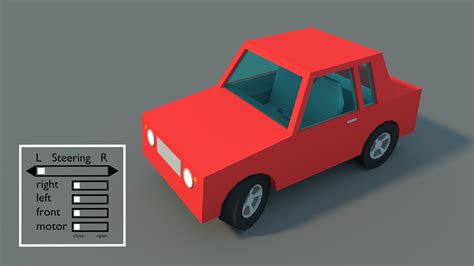 Model Download Rigged Cartoon Car Blendernation