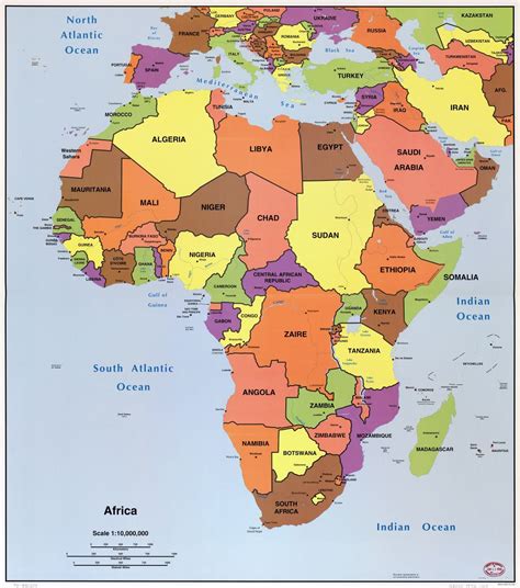 Africa facts capital cities currency flag language landforms. Large scale detail political map of Africa with the marks of capital cities, large cities and ...