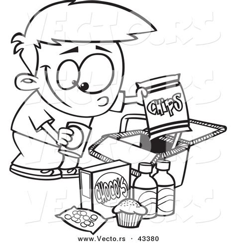 Kids Eating Food Clipart Black And White Healthy Food Recipes