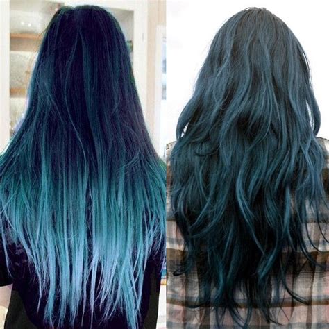 Hair Trends 2015 10 Hottest Blue Dip Dye Hair Colors For Long