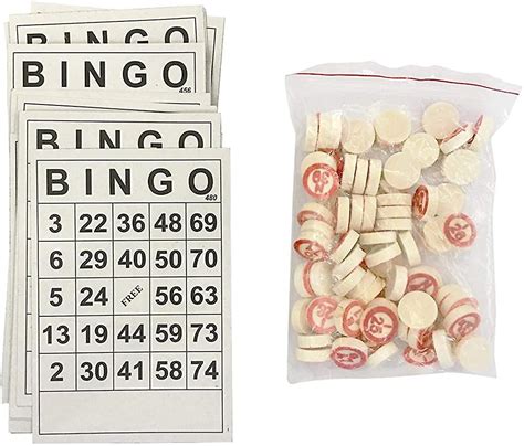Bingo Board Game Classic Bingo Cards Vintage Wooden Bingo Game With