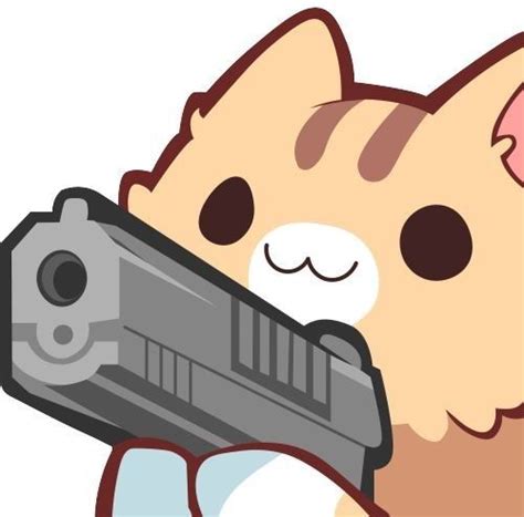 Emoji Discordgatinho Com Arma🐱 Cute Little Drawings Cute Doodles