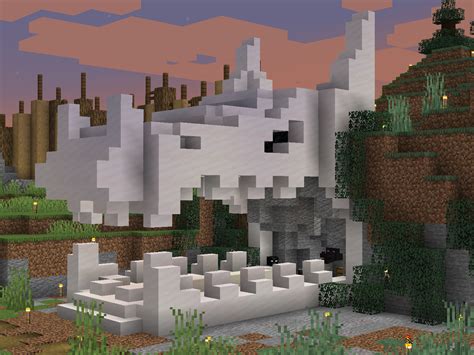 Minecraft Skull Building