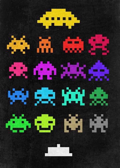 Space Invaders Characters Ubicaciondepersonascdmxgobmx