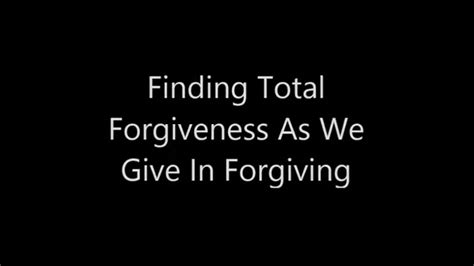 Forgiven People Forgive People On Vimeo