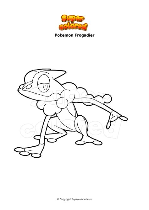 Pokemon Froakie Coloring Pages