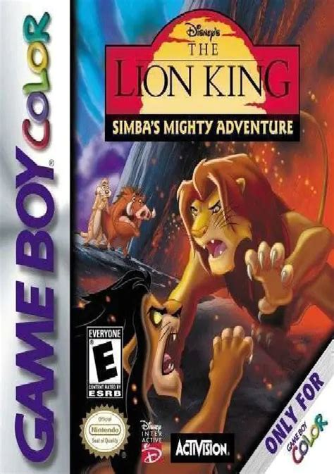 The Lion King Simba S Mighty Adventure Rom Download Gameboy Color Gbc