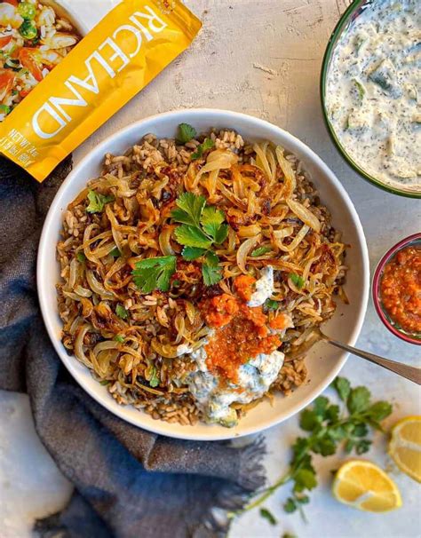 Fuss free rice with vermicelli also known as lebanese rice, arabic rice, or middle eastern rice. Mujadara (A Middle Eastern Rice & Lentil dish topped with ...
