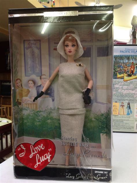 barbie i love lucy lucy gets a paris gown lucille ball doll episode 147 nib i love lucy love