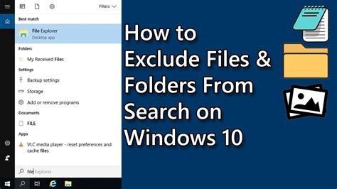 How To Exclude Files Folders From Search On Windows 10 Youtube Hot Sex Picture