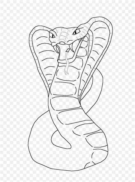 Snake Line Art King Cobra Drawing Png 900x1219px Watercolor Cartoon