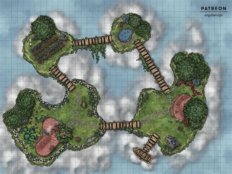 Sky Islands Battlemap Angela Maps Free Static And Animated Battle