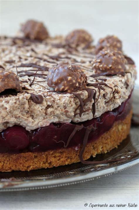 Früher war es ganz normal, heute kommt es wieder in mode: Experimente aus meiner Küche: Rocher-Kirsch-Torte