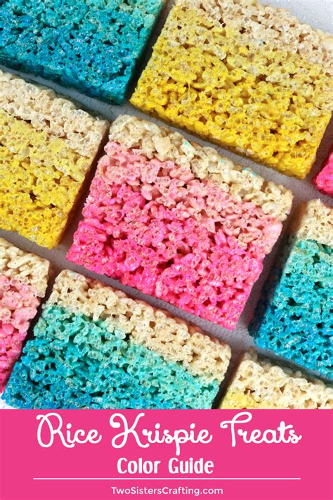 List of recent dog food recalls as tracked by the editors of the dog food advisor. Rice Krispie Treats Color Guide - Two Sisters